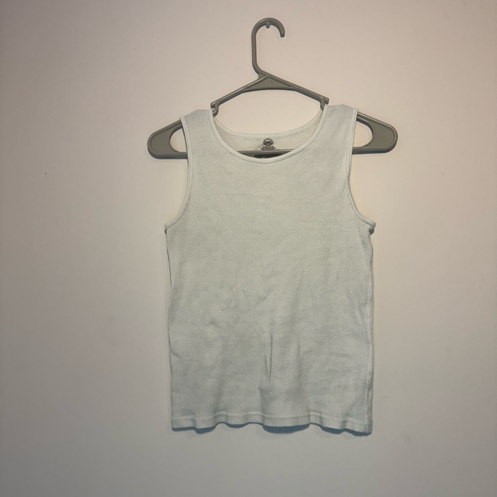 White Sleeveless Top